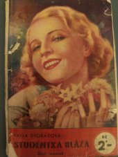 kniha Studentka Bláža Dívčí románek, Zmatlík a Palička 1936