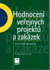 kniha Hodnocení veřejných projektů a zakázek, ASPI  2004