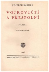 kniha Vojkovičtí a přespolní. Sv. 3, Obelisk 1925