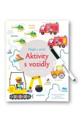 kniha Napiš a smaž Aktivity s vozidly, Svojtka 2025