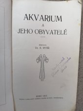 kniha Akvarium a jeho obyvatelé, Malíř 1912
