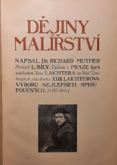 kniha Dějiny malířství, Jan Laichter 1904