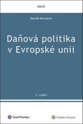 kniha Daňová politika v Evropské unii, Wolters Kluwer 2024