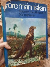 kniha Före människan. Naturens utveckling under 600 miljoner ar. Illustrerad av Zdenek Burian, P. A. Norstedt & Söner förlag 1988