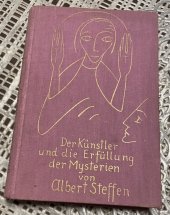 kniha Der Künstler und die Erfüllung der Mysterien, Verlag 1928