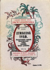 kniha Ztracená tvář II., B. Kočí 1923