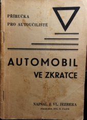 kniha automobil ve zkratce Příručka pro autoučiliště, Svoboda 1960