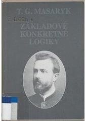 kniha Základové konkretné logiky (třídění a soustava věd), Masarykův ústav AV ČR 2001