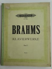 kniha Klavierwerke (band 1), Edition Peters 1950