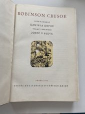 kniha Robinson Crusoe, SNDK 1956