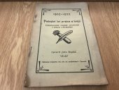kniha 1907-1922 Patnáct let práce a bojů československé mládeže socialistické v Liberci a Podještědí, Kraj. výk. výb. ml. podještědské 1922