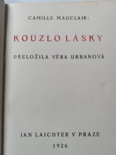 kniha Kouzlo lásky, Jan Laichter 1926