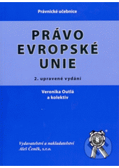 kniha Právo Evropské unie, Aleš Čeněk 2008