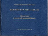 kniha Mezinárodní atlas oblaků pro pozorovatele meteorologických stanic, Hydrometeorologický ústav 1965