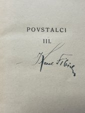 kniha Povstalci. Díl III, - Povolžská fronta, s.n. 1930
