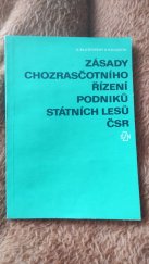 kniha Zásady chozrasčotního řízení podniků státních lesů ČSR, SZN 1982