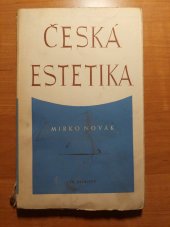 kniha Česká estetika od Palackého po dobu současnou, Fr. Borový 1941