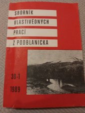 kniha Sborník vlastivědných prací z Podblanicka., Státní zemědělské nakladatelství 1990