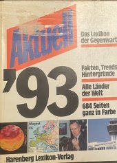 kniha Aktuell '93. Das Lexikon der Gegenwart, Verlag 1993
