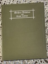 kniha Grüne Blätter, Leipzig 1930