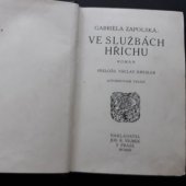 kniha Ve službách hříchu Rom., Jos. R. Vilímek 1914