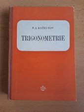 kniha Trigonometrie Pomocná kniha pro prům. školy, SNTL 1955
