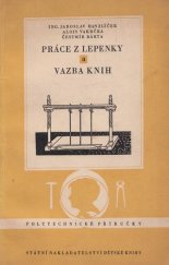 kniha Práce z lepenky a vazba knih, SNDK 1956