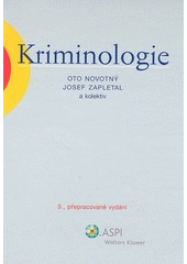 kniha Kriminologie, ASPI  2004