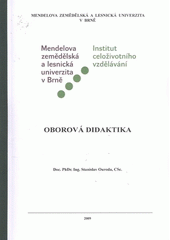 kniha Oborová didaktika, Mendelova zemědělská a lesnická univerzita 2009