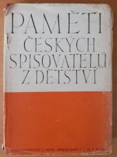kniha Paměti českých spisovatelů z dětství, J. Otto 1946