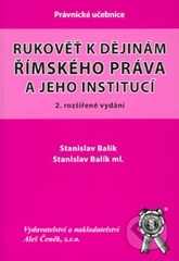 kniha Rukověť k dějinám římského práva a jeho institucí, Aleš Čeněk 2007