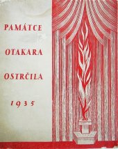 kniha Památce Otakara Ostrčila, Melantrich 1935