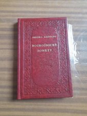 kniha Božského Pietra Aretina Rozkošnické sonety, [V. Petr] 1928