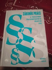 kniha Zákoník práce a porušování pracovněprávních předpisů 1997, Anag 1996