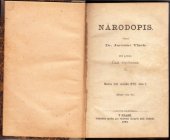 kniha Národopis. Díl první, - Část všeobecná., Nákladem spolku pro vydávání laciných knih českých 1883