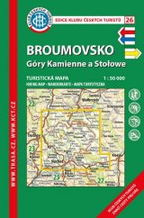 kniha Broumovsko, Góry Kamienne a Stolowe turistická mapa 1:50 000, Klub českých turistů 2002