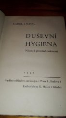 kniha Duševní hygiena návod k přeměně osobnosti, s.n. 1936