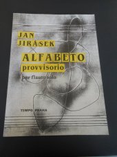 kniha Alfabeto provvisorio per flauto solo, Tempo 1989