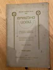 kniha Babiččino údolí Obrázky k "Babičce" od Boženy Němcové, B. Kočí 1906