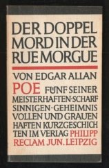 kniha Der Doppelmord in der Rue Morgue, Reclam 1986