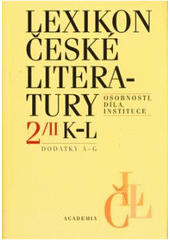 kniha Lexikon české literatury 2. - sv. 2 - K-L, Academia 1993