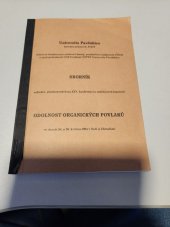 kniha Odolnost organických povlaků Sborník , Univerzita Pardubice 1994