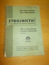 kniha Strojnictví pro odborné školy textilní. Díl II, - Nauka o motorech, Ústav pro učebné pomůcky průmyslových a odborných škol 1940