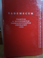 kniha Vademecum českých a slovenských farmaceutických přípravků 1992, Spofa 1992