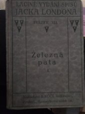 kniha Železná pata I., B. Kočí 1924