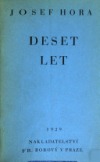 kniha Deset let, Fr. Borový 1929