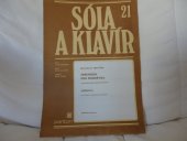 kniha Serenáda pro Markétku pro housle nebo violoncello a klavír, Panton 1988