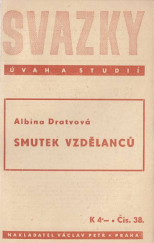 kniha Smutek vzdělanců, Václav Petr 1940