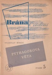 kniha Pythagorova věta, Jednota českých matematiků a fyziků  1949