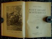 kniha Nový hrabě Monte Kristo, Jos. R. Vilímek 1920